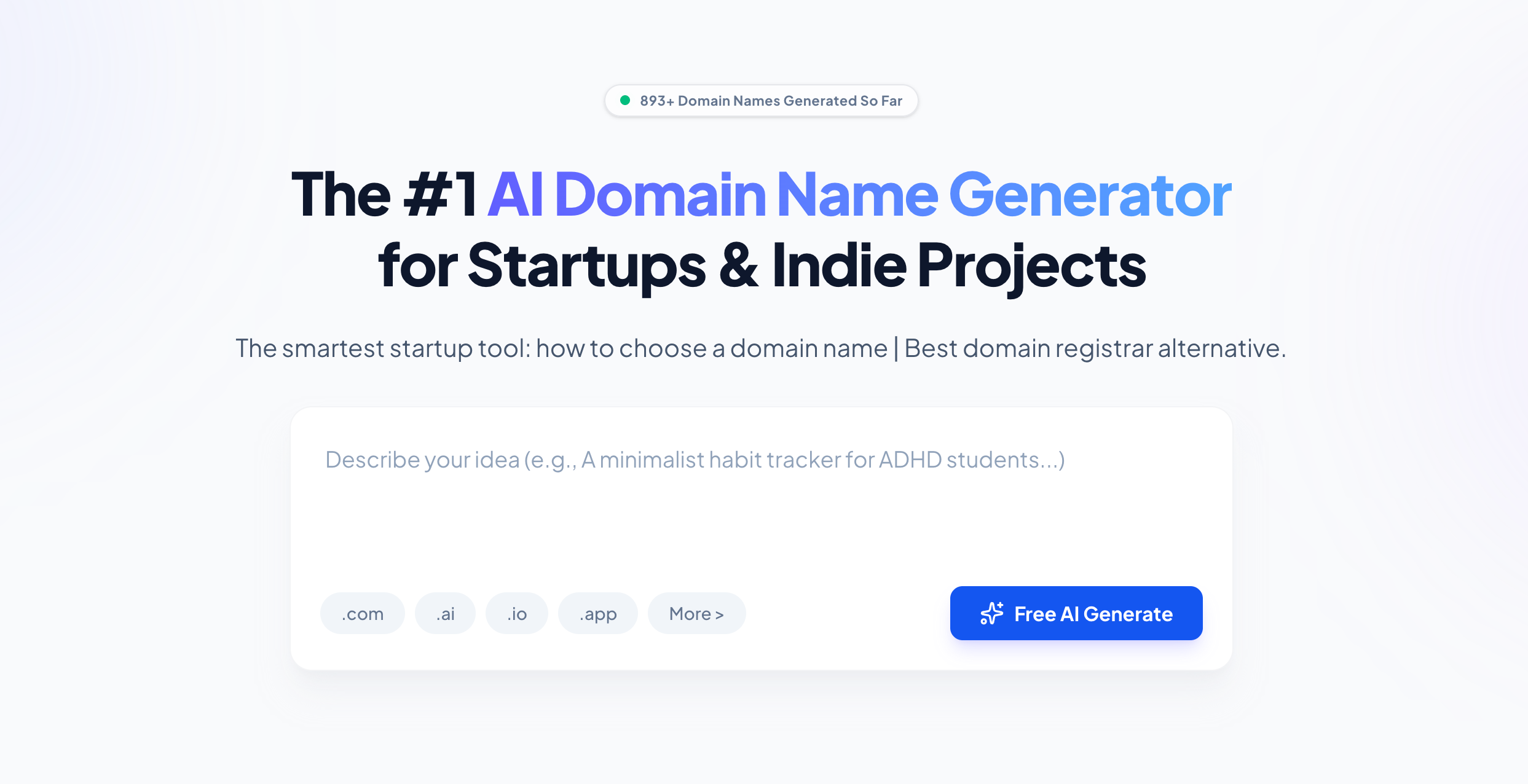 Domainay - Main product screenshot demonstrating key features and user interface