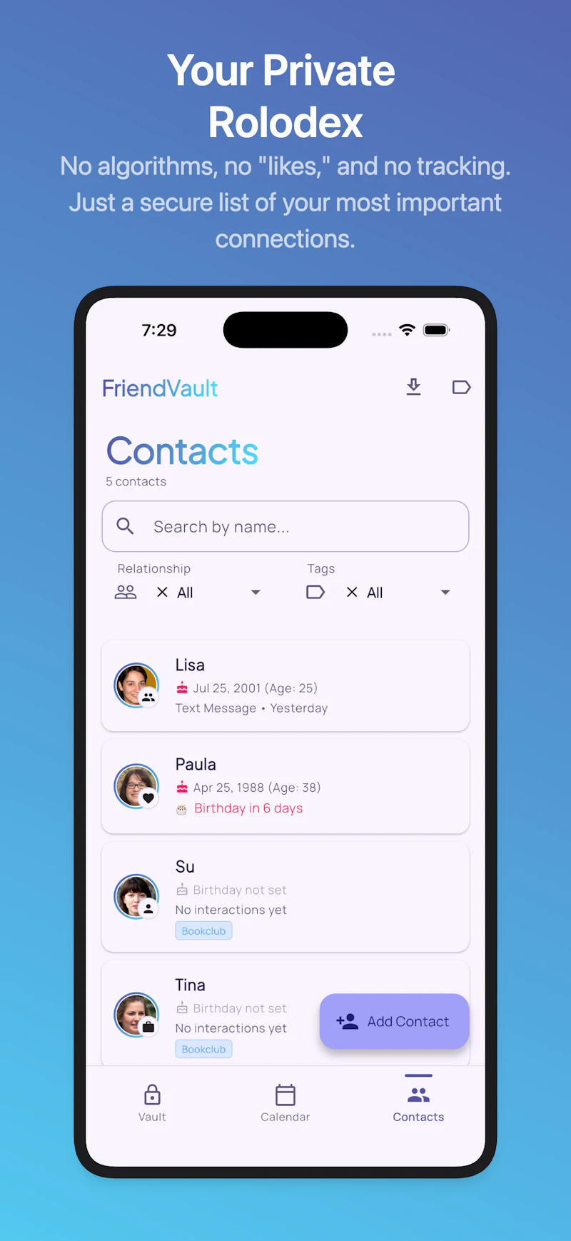 FriendVault screenshot 5