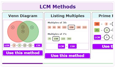 LCM HCF Calculator gallery image