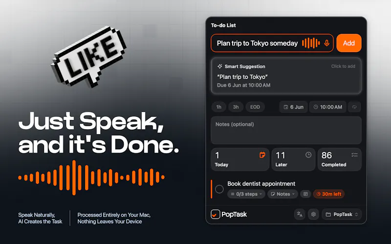 PopTask for Apple screenshot 3