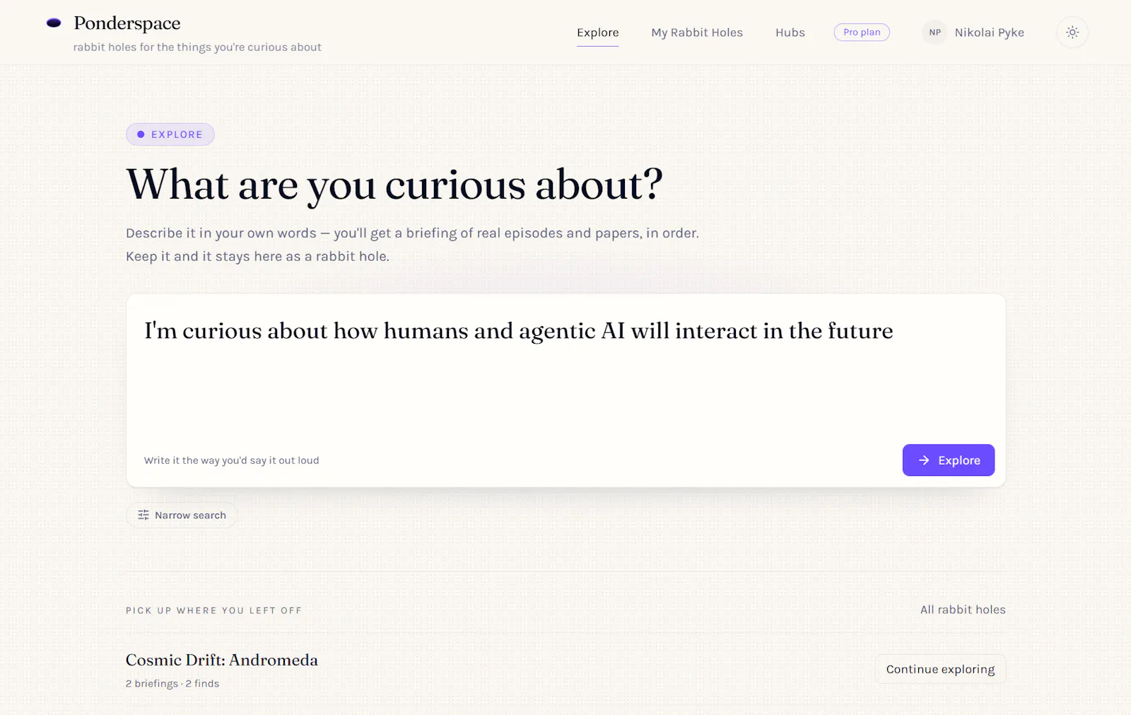 Ponderspace screenshot 2