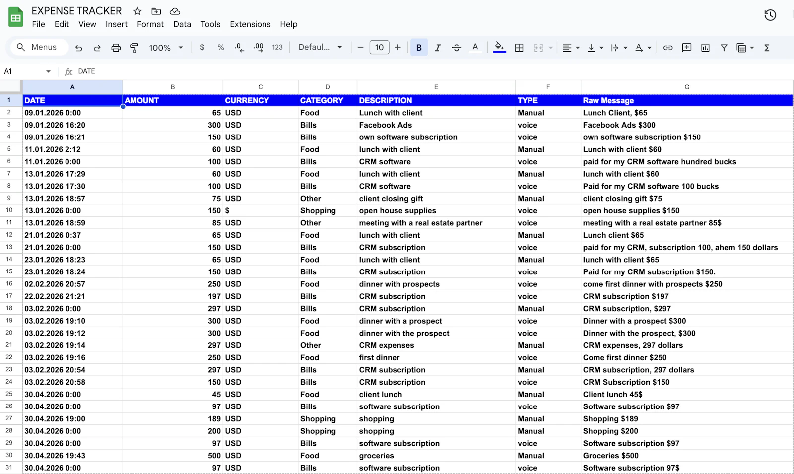 LogIt screenshot 4