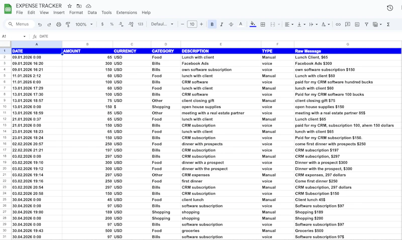 LogIt screenshot 4