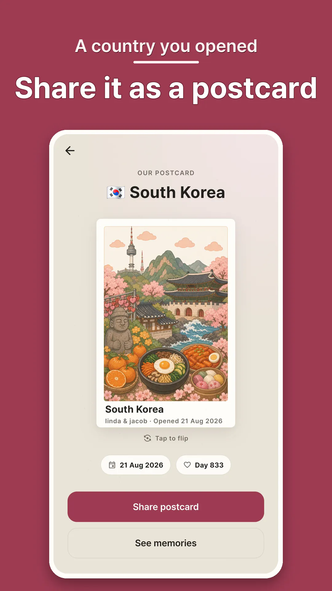 Scratchy Us — A world map for two gallery image