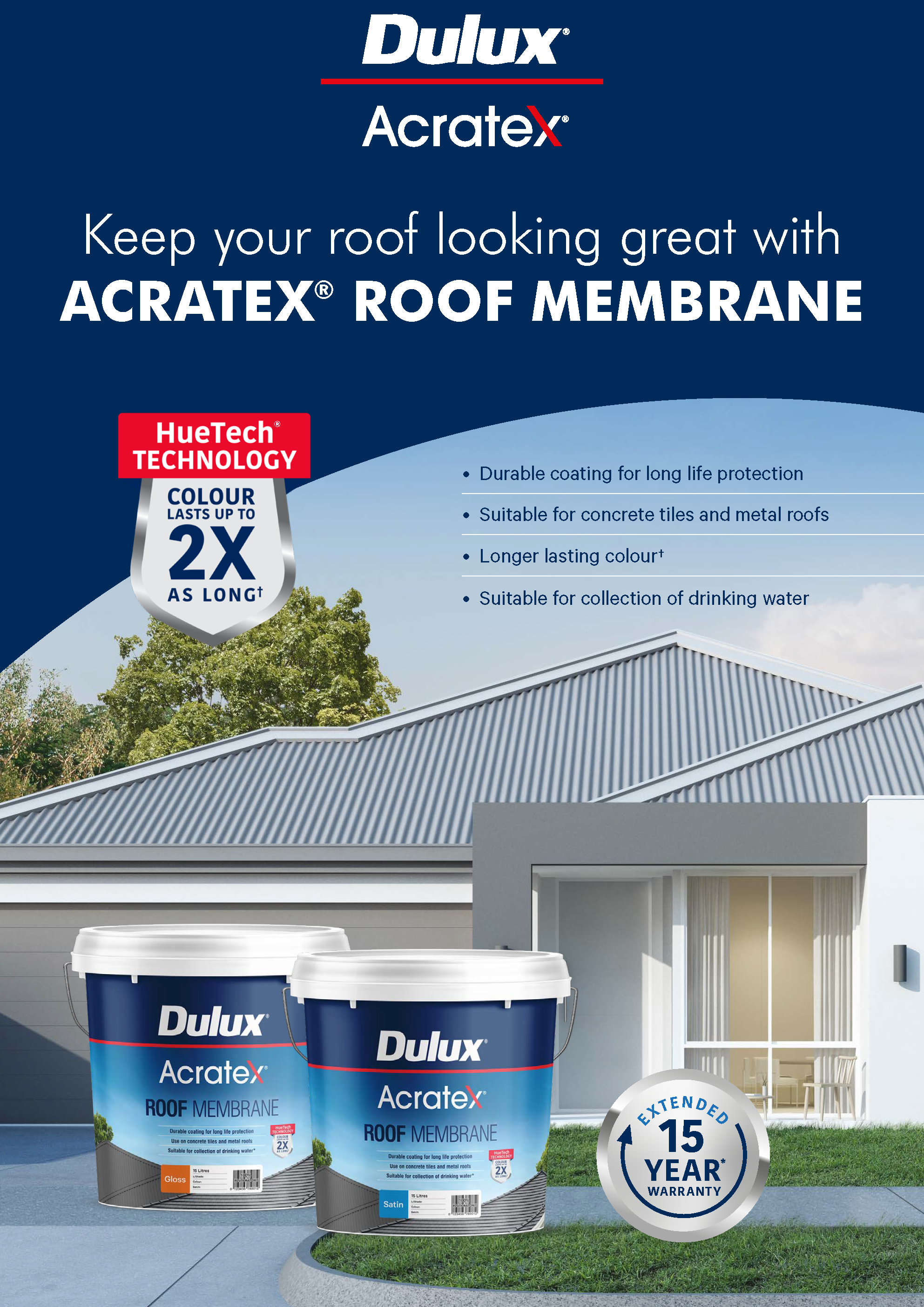 Dulux Acratex Roof Restoration 