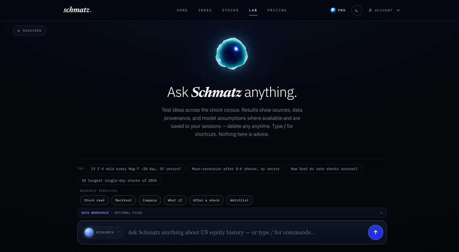 Schmatz — Think like an analyst. screenshot 2