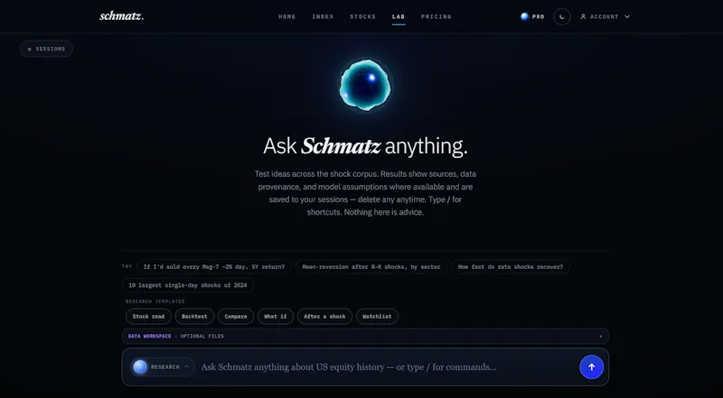Schmatz — Think like an analyst. screenshot 2