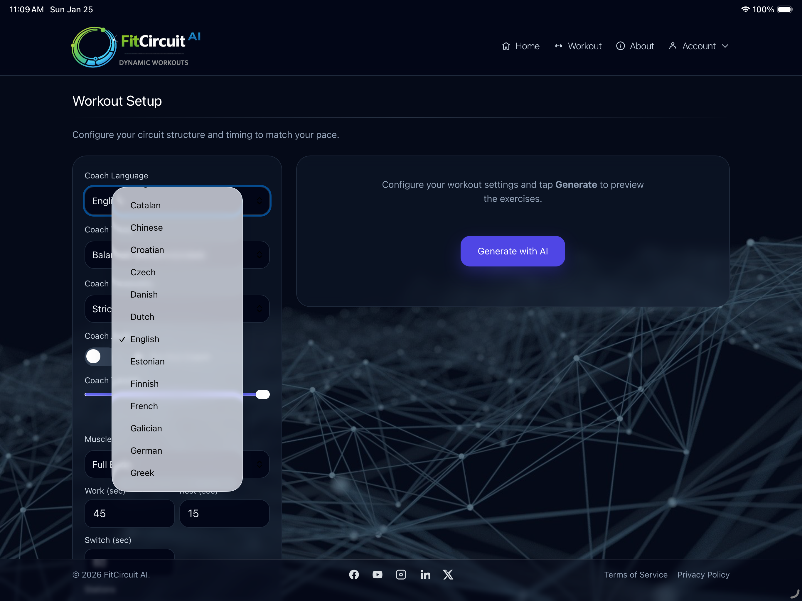 FitCircuitAI - Screenshot 4 showing product features and functionality