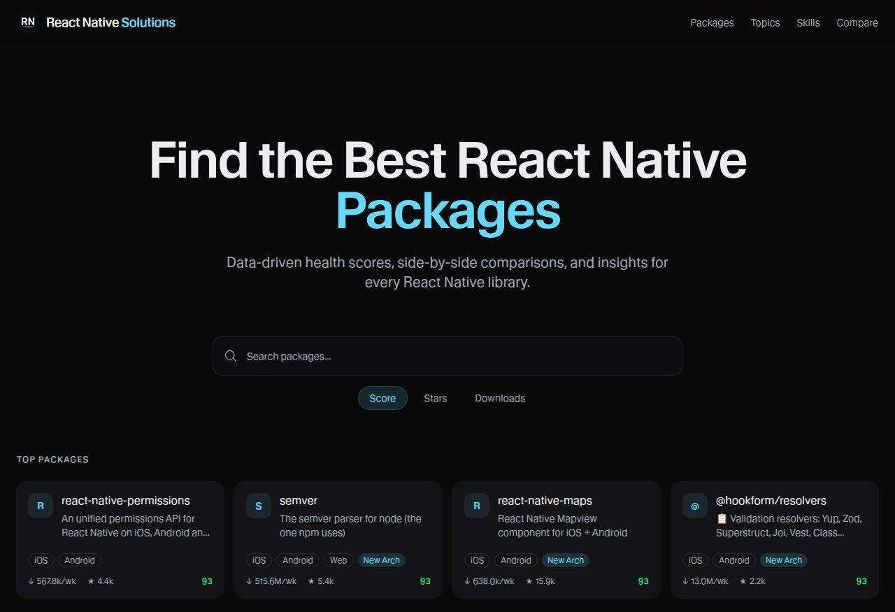 React Native Solutions gallery image