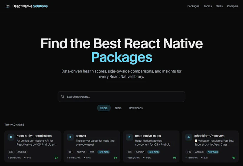 React Native Solutions screenshot 2