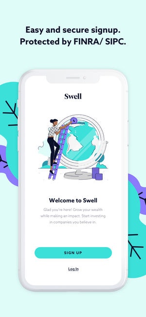 Swell Investing iOS app gallery image