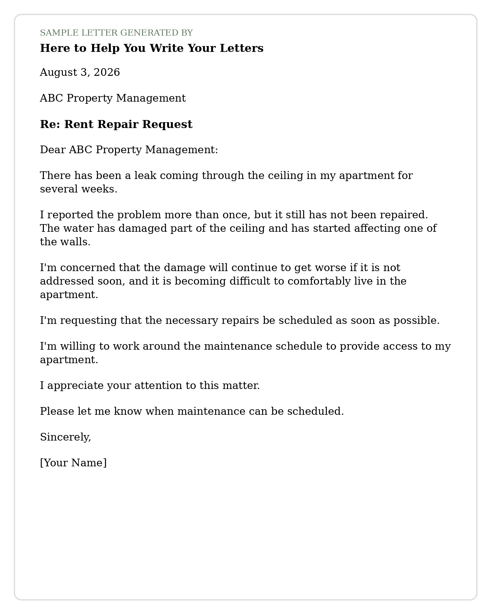 Here to Help You Write Your Letters screenshot 3
