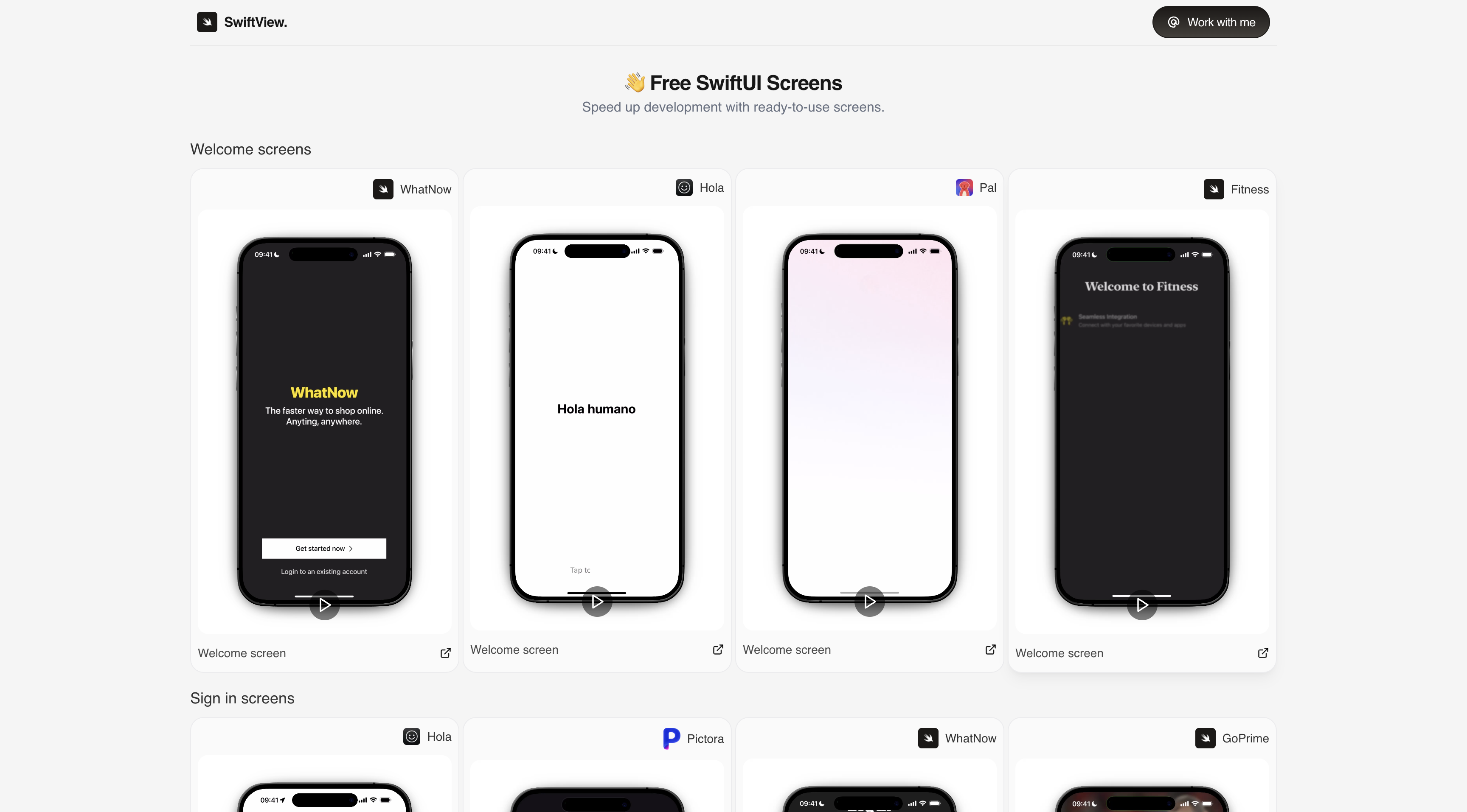 Média Swiftviews - Modèles SwiftUI gratuits 1