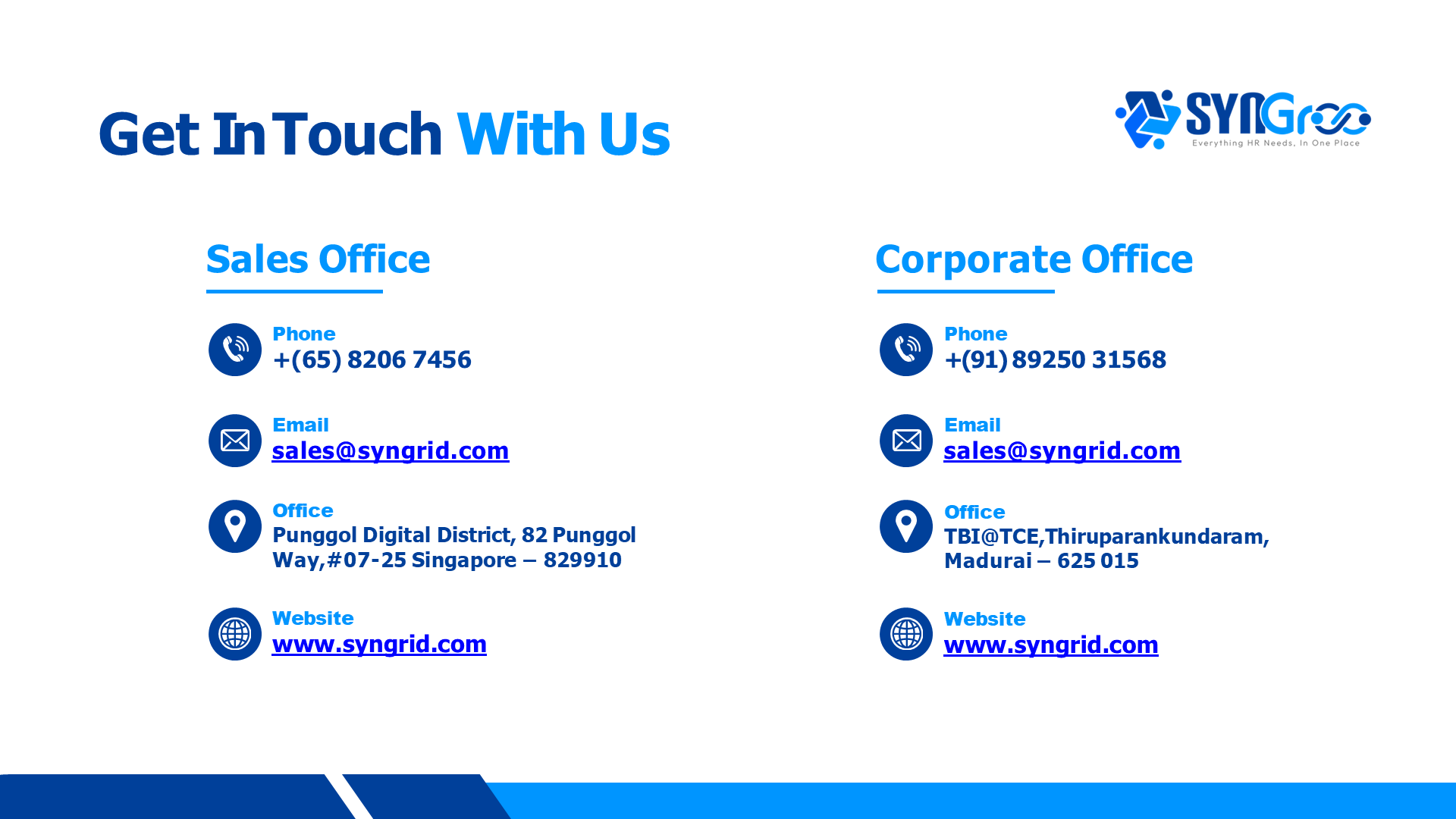 SYNGroo - Screenshot 5 showing product features and functionality