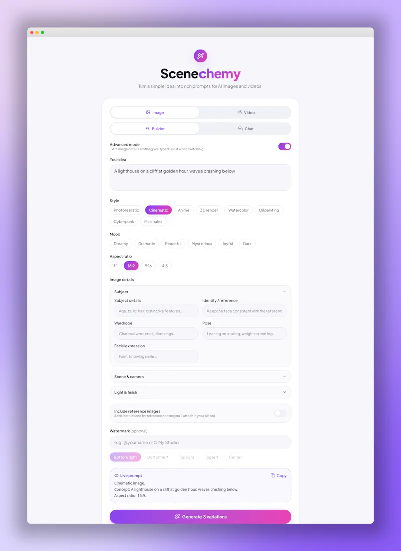 Scenechemy screenshot 4
