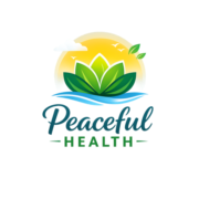 Peaceful Health - Product Hunt launch logo and brand identity