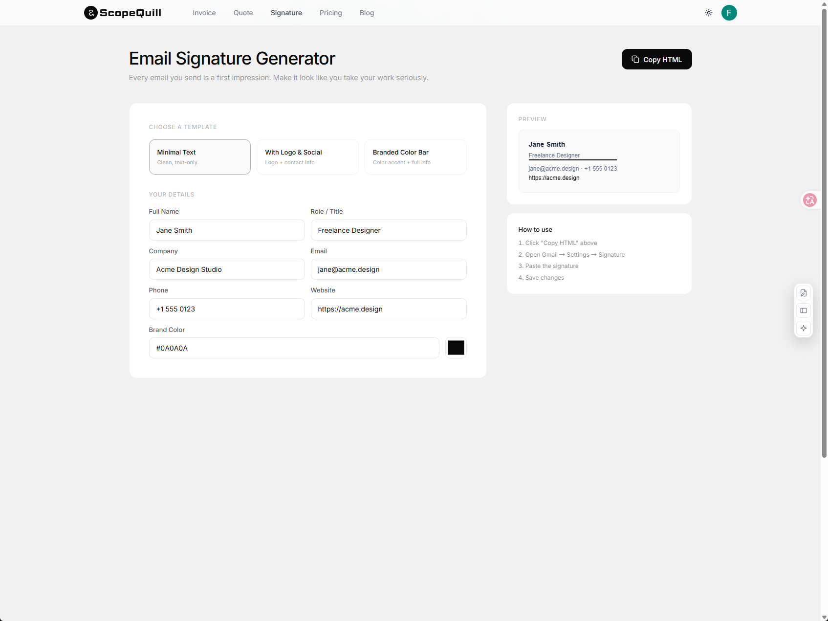 ScopeQuill gallery image