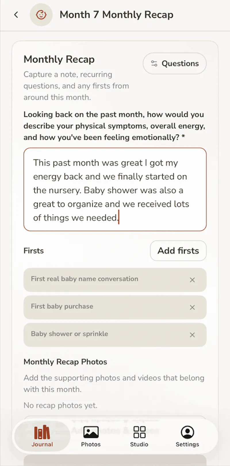 Kinlet: Baby book & family keepsakes screenshot 8