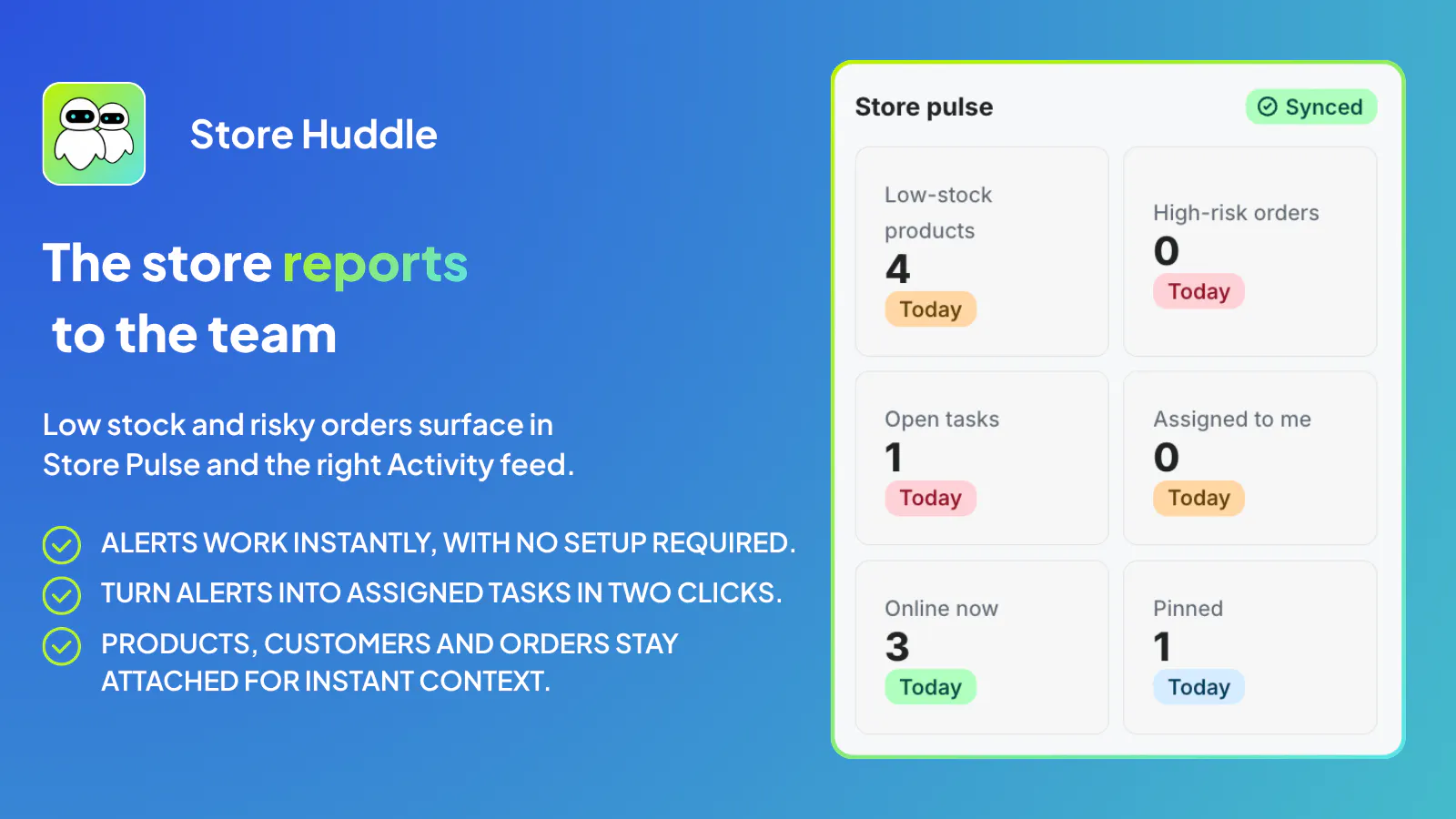 Store Huddle: Team Chat for Shopify screenshot