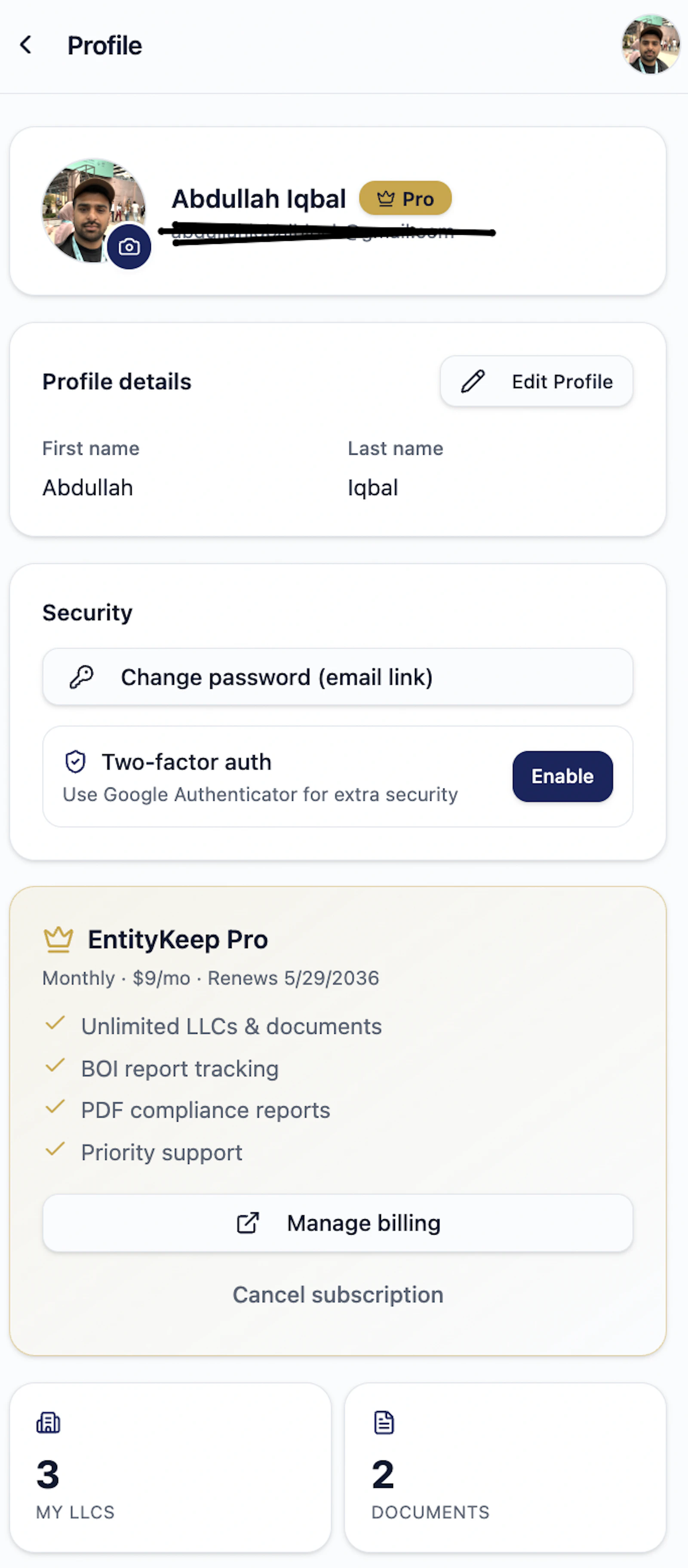 EntityKeep — LLC Compliance Manager screenshot 4