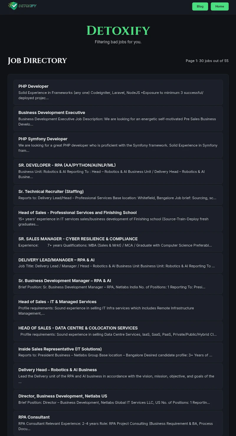 Detoxify screenshot 2
