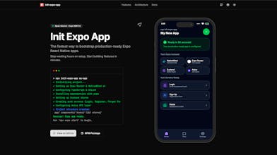 Init Expo App gallery image