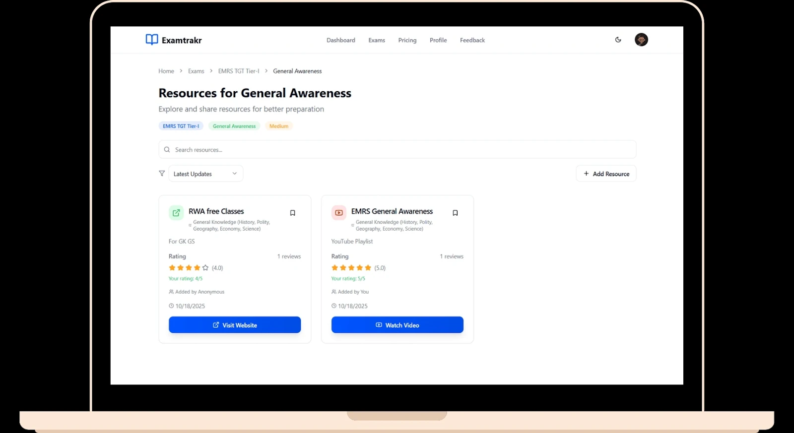 ExamTrakr screenshot 8