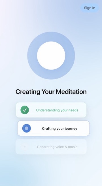 GenMeditation - Personalized meditations instantly based on your needs media 3