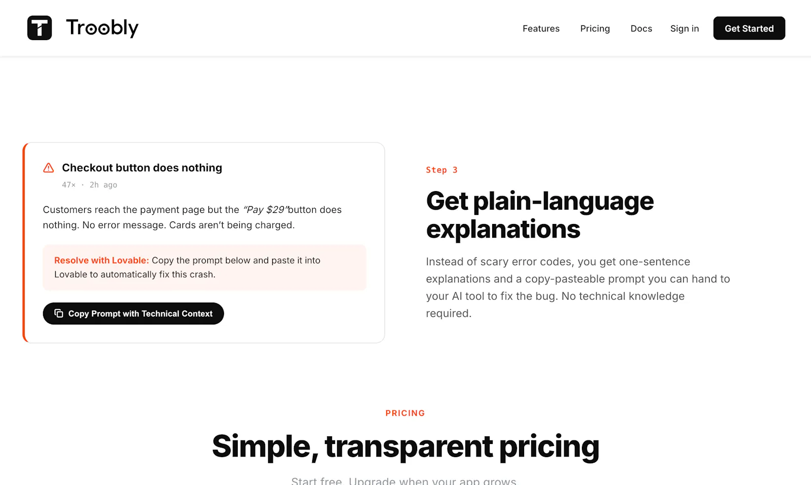 Troobly screenshot 2