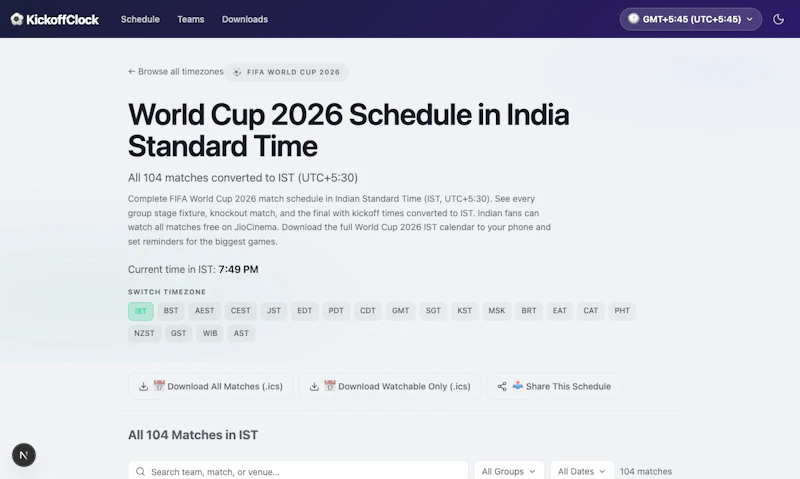 KickoffClock screenshot 3