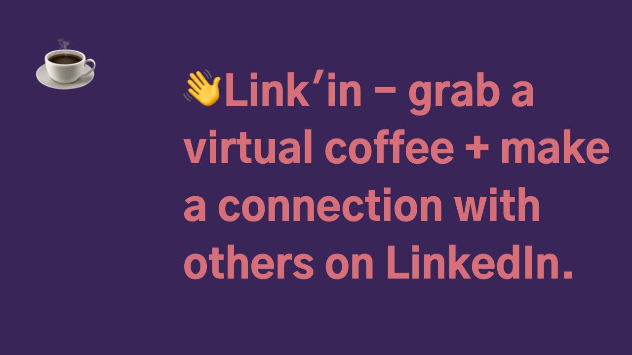 👋 Link'in - LinkedIn Coffee Chats media 2