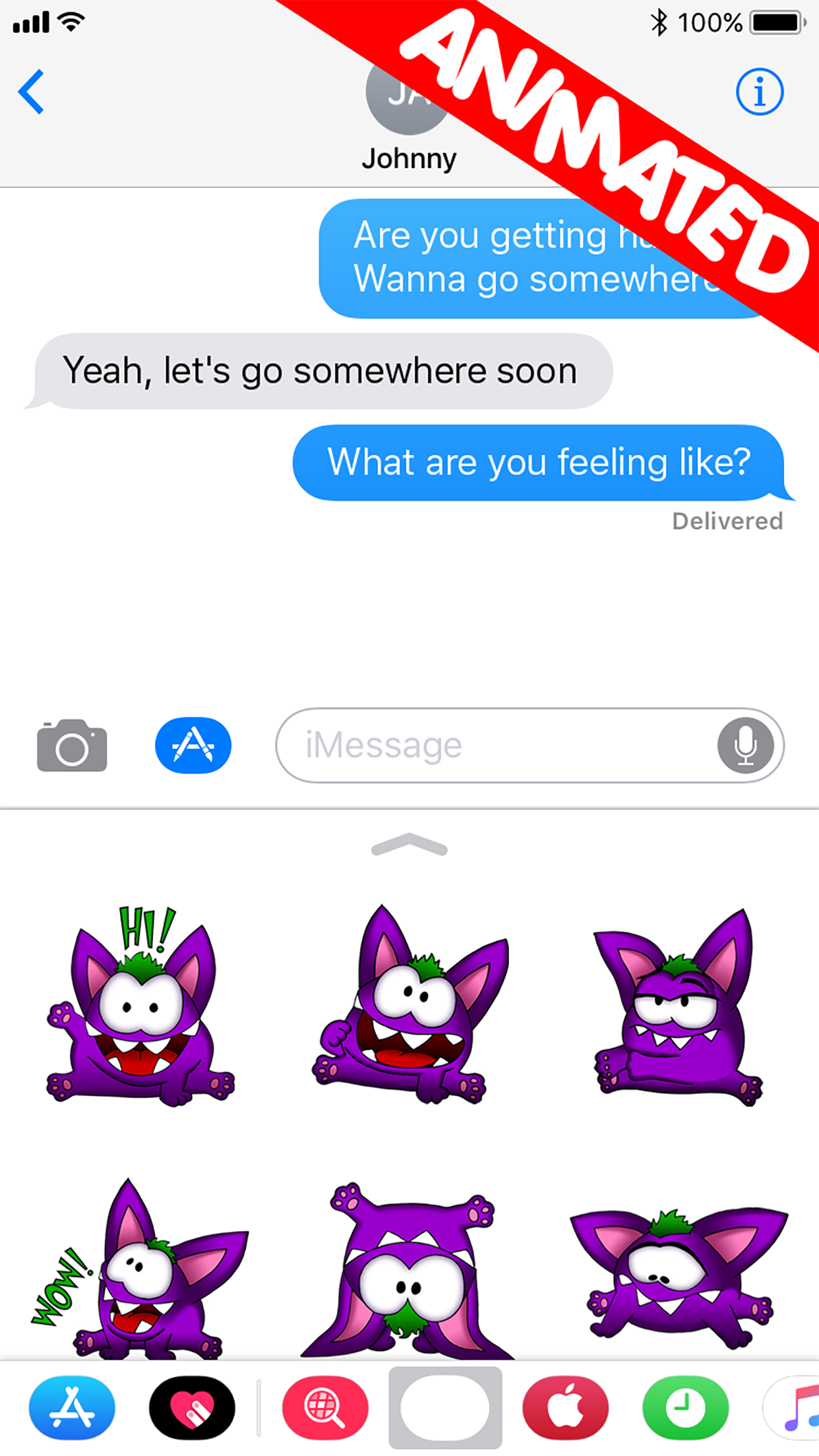 PURPLE GREMLIN (animated) gallery image