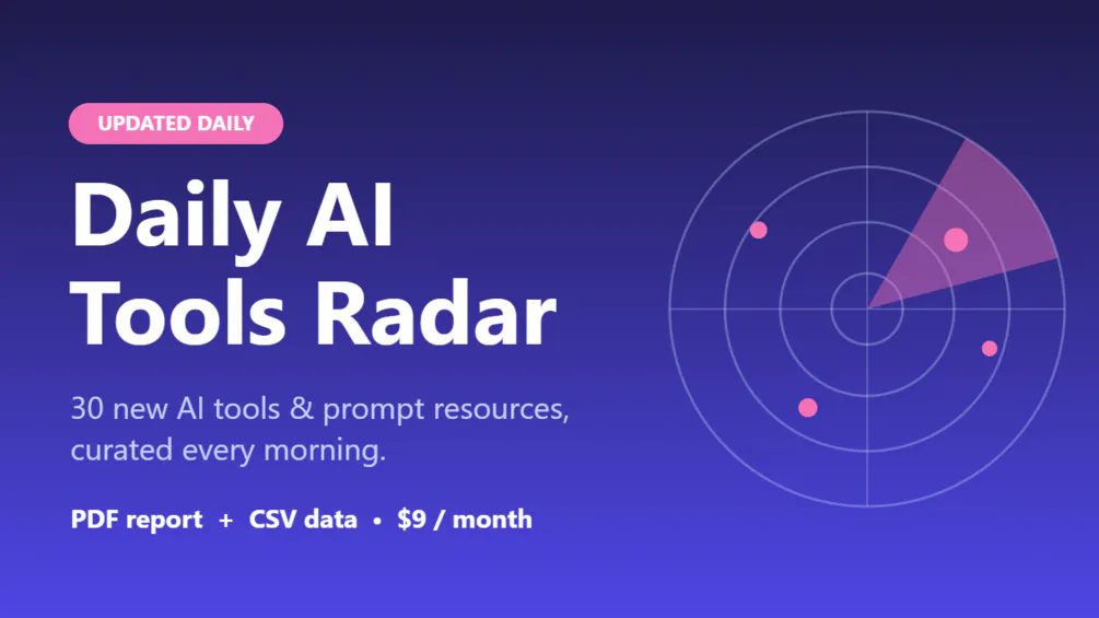 Daily AI Tools Radar gallery image