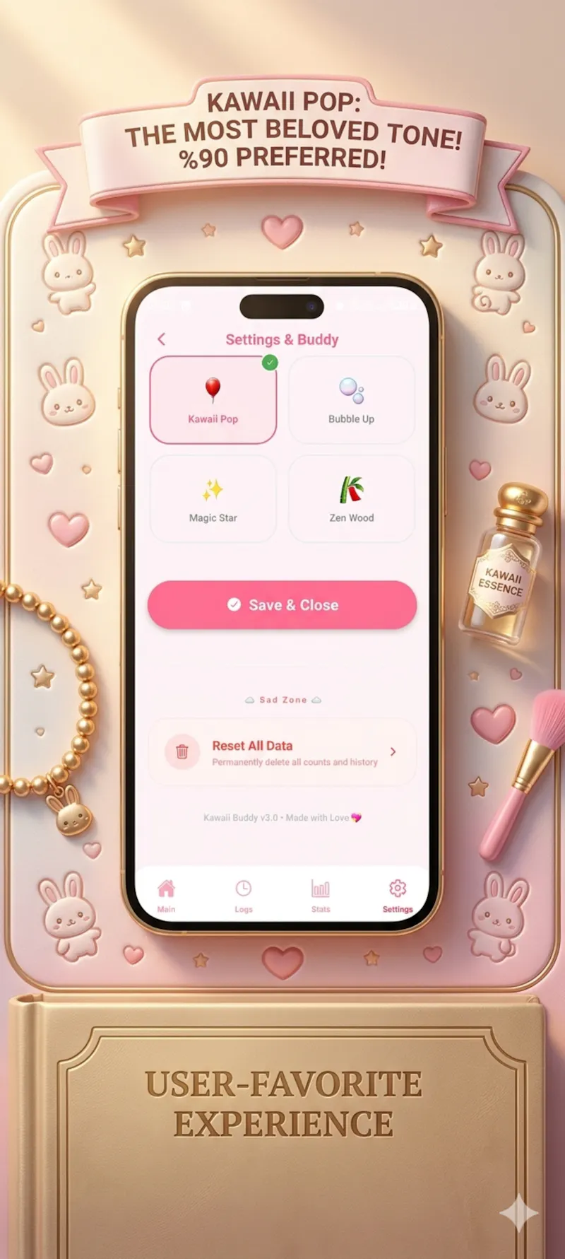 Kawaii Prayer Counter: Tasbih screenshot 4