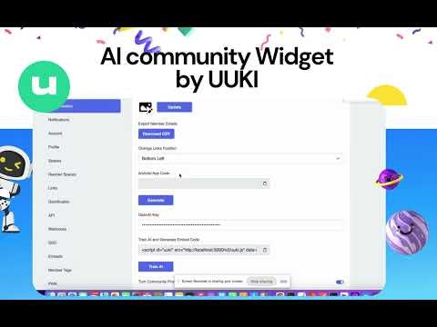 startuptile AI Community Widget-AI search widget for your community powered by ChatGPT