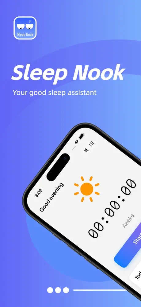 Sleep Nook - Main product screenshot demonstrating key features and user interface