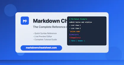 Markdown Cheat Sheet gallery image
