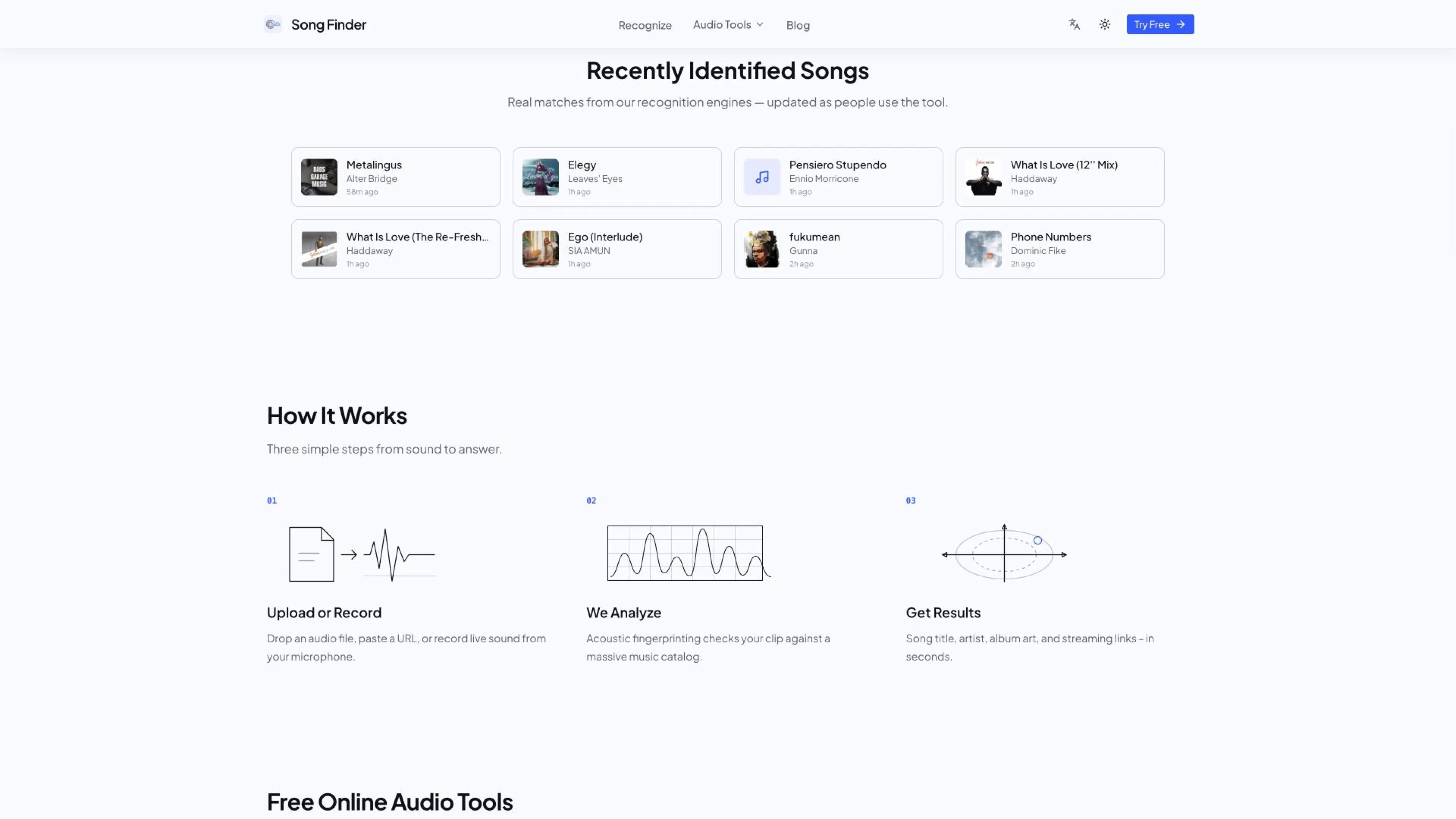 Free Song Finder Online (no sign up) gallery image