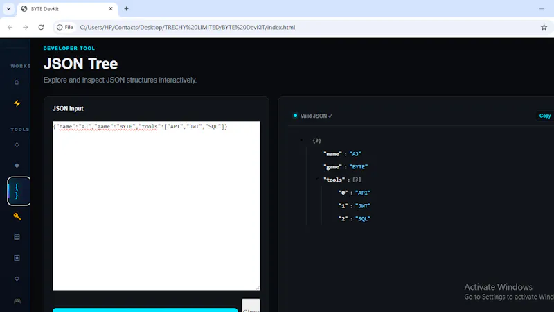 BYTE DevKit screenshot 4