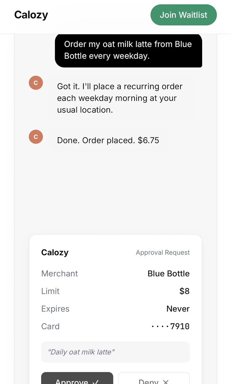 Calozy screenshot 2