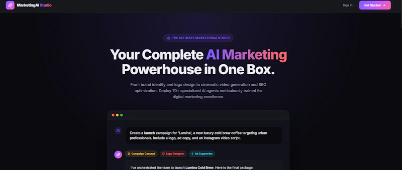 MarketingAI Studio screenshot 2