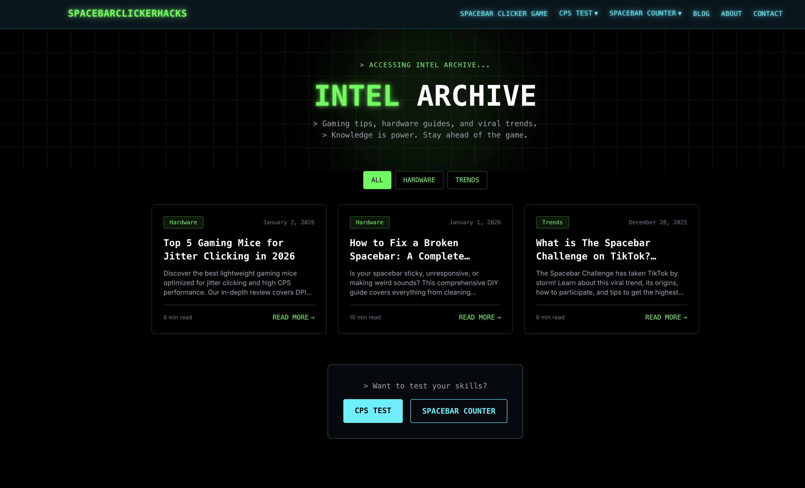 Spacebar Clicker Hacks 2.0 - Main product screenshot demonstrating key features and user interface