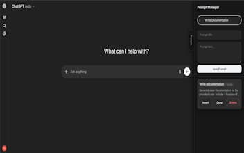 ChatGPT Prompt Manager gallery image