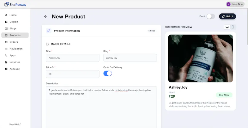 Siterunway screenshot 4