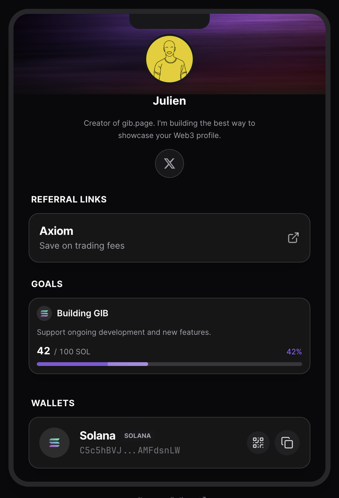 GIB.page - Screenshot 2 showing product features and functionality