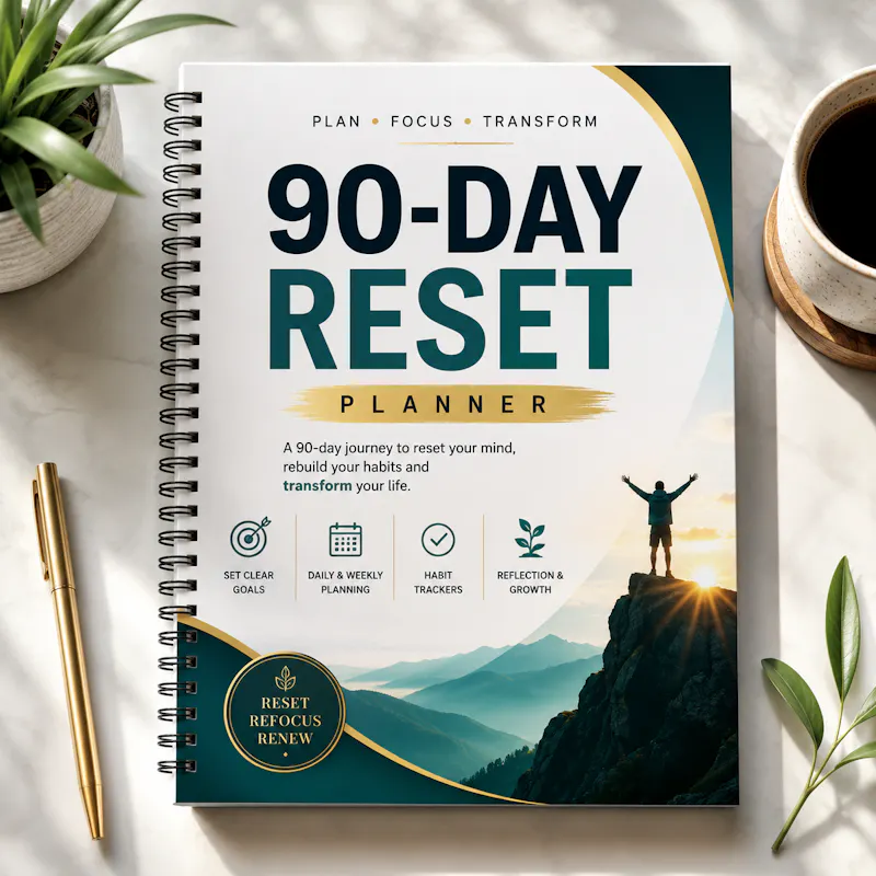 90-Day Life Reset Planner screenshot 1