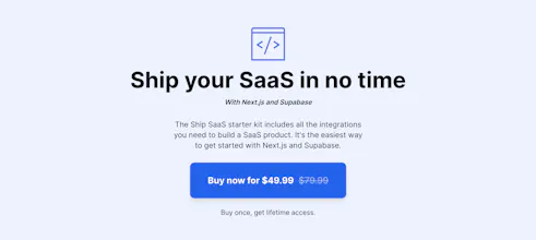 Ship SaaS gallery image