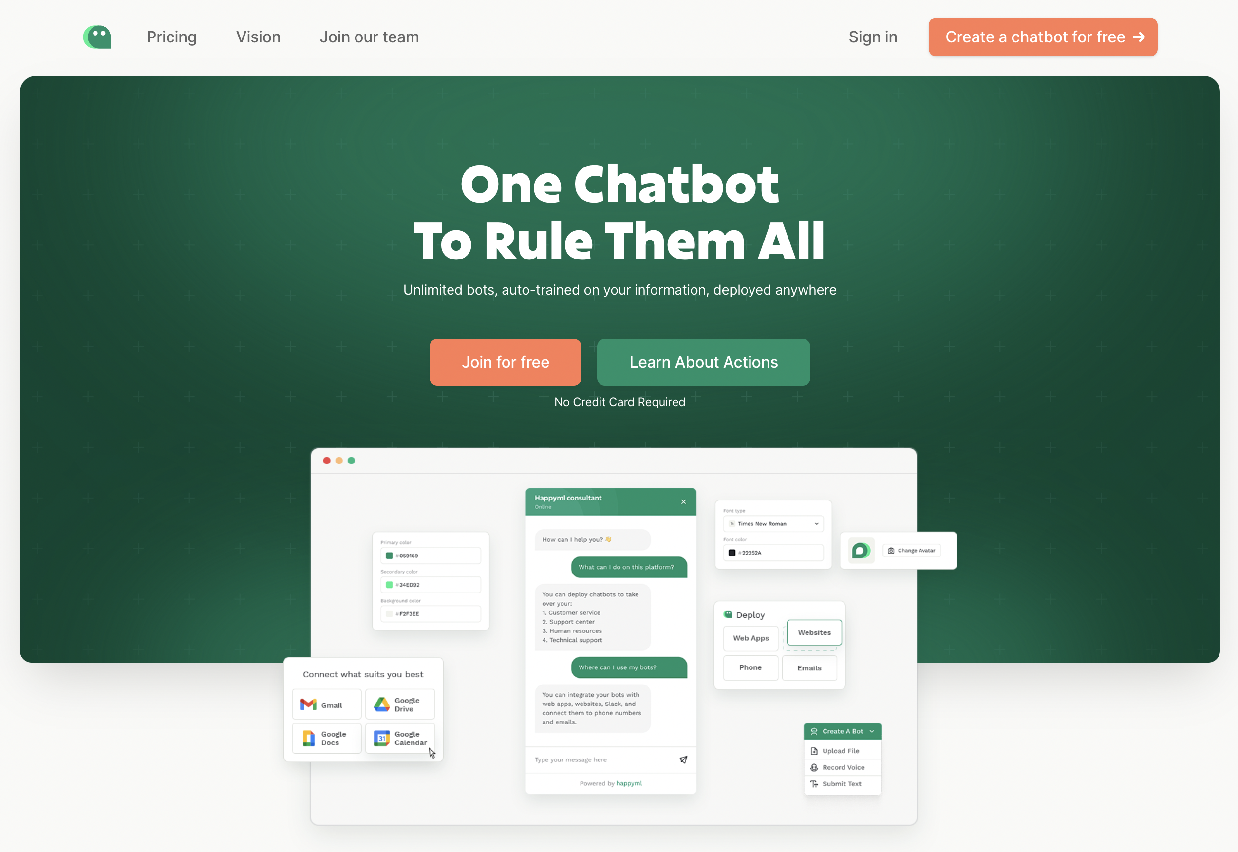 Media HappyMl - Satu chatbot untuk memerintah mereka semua 1