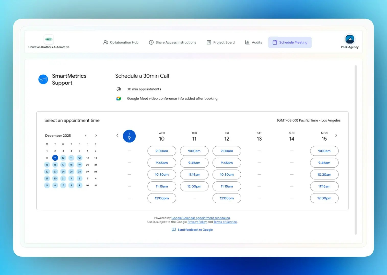 SmartMetrics - Screenshot 2 showing product features and functionality