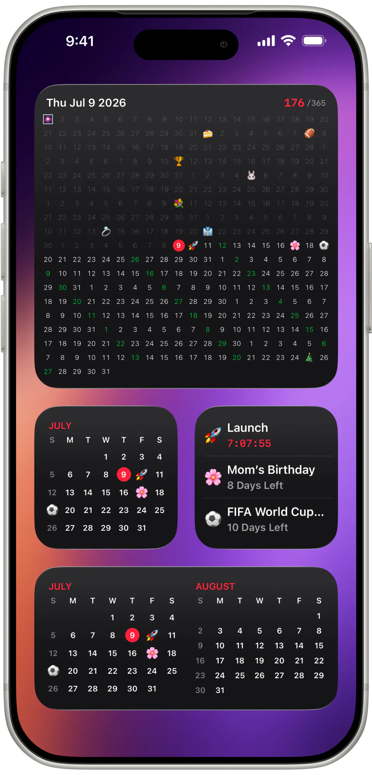 Day Grid - Countdown Widget gallery image